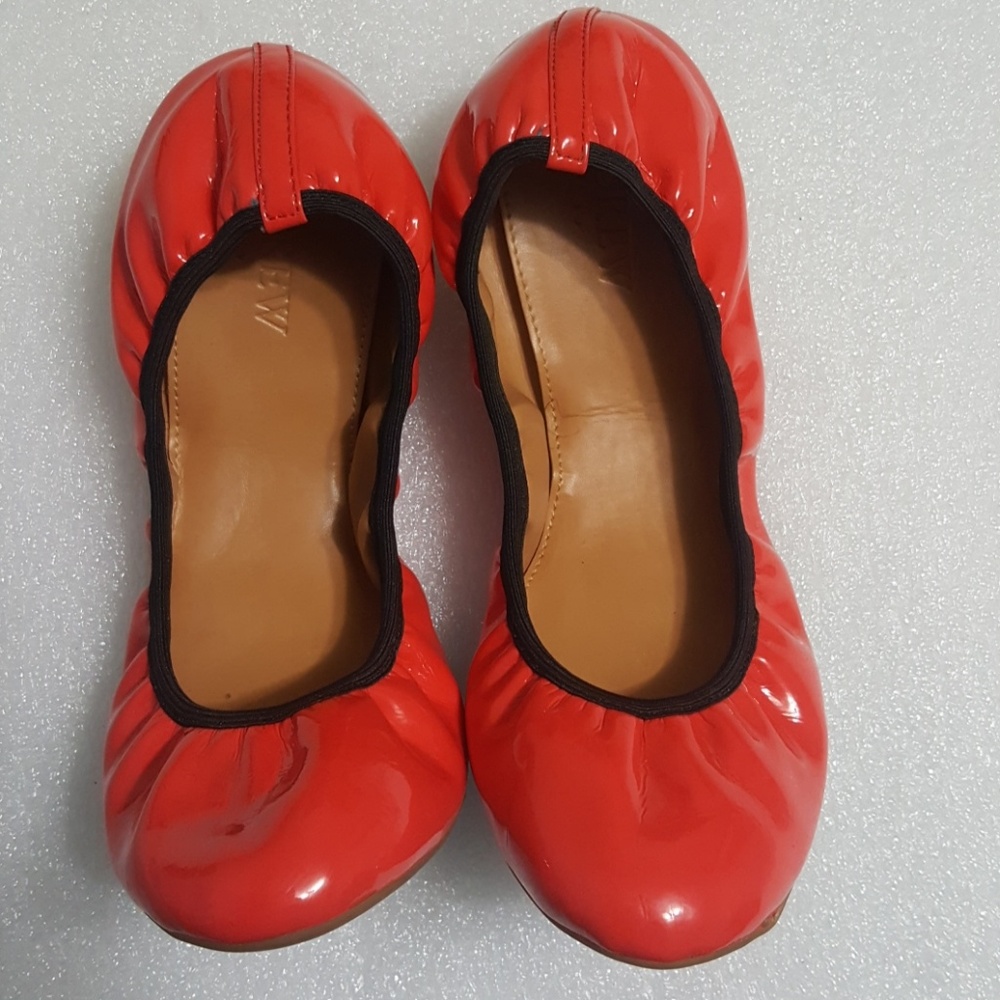J.CREW🎀 patent Leather ballet flats size 7.5